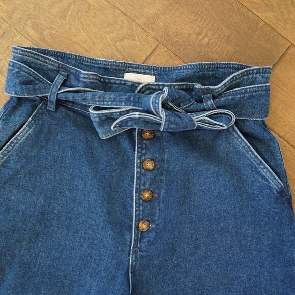 Sezane Leandro Trousers Paper bag Waist Size 42 EUC - Picture 3 of 7